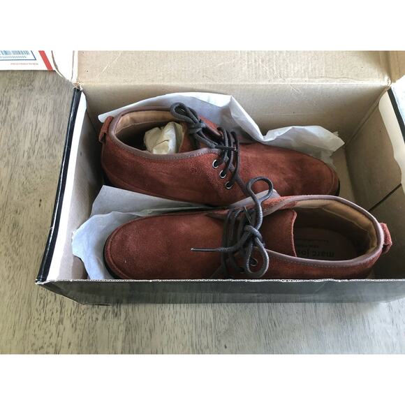 Marc Joseph New York Bridgeport Leather Chukka Sneaker in Rust Suede - 7 - Picture 2 of 7